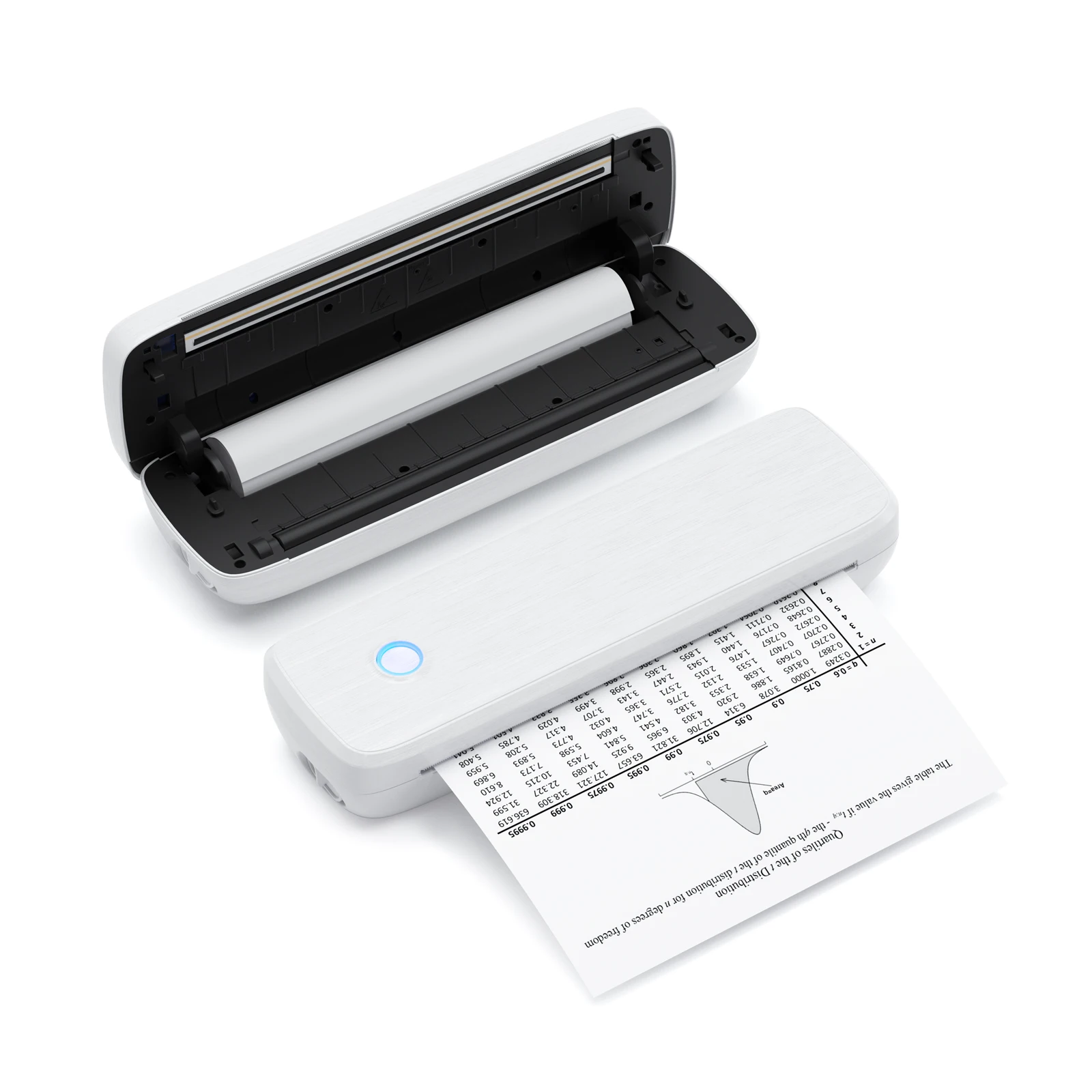 Ink-free Portable A4 Thermal Printer with 2 Paper Types & Support for Multi-Size Convenient for Study/Office/Construction/Travel