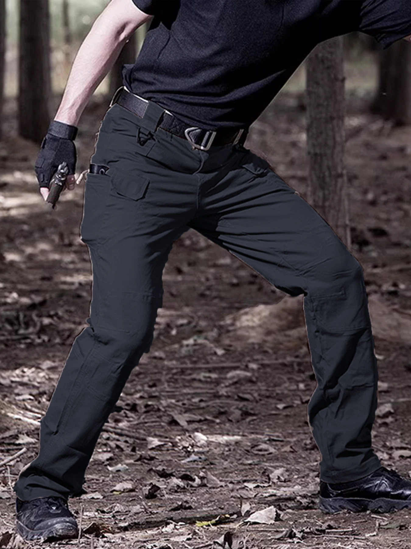 

Men's Elastic Spring Fall Military Tactical Camping Trousers Hiking Trekking Fish Climbing Softshell Quick Dry Sport Pants