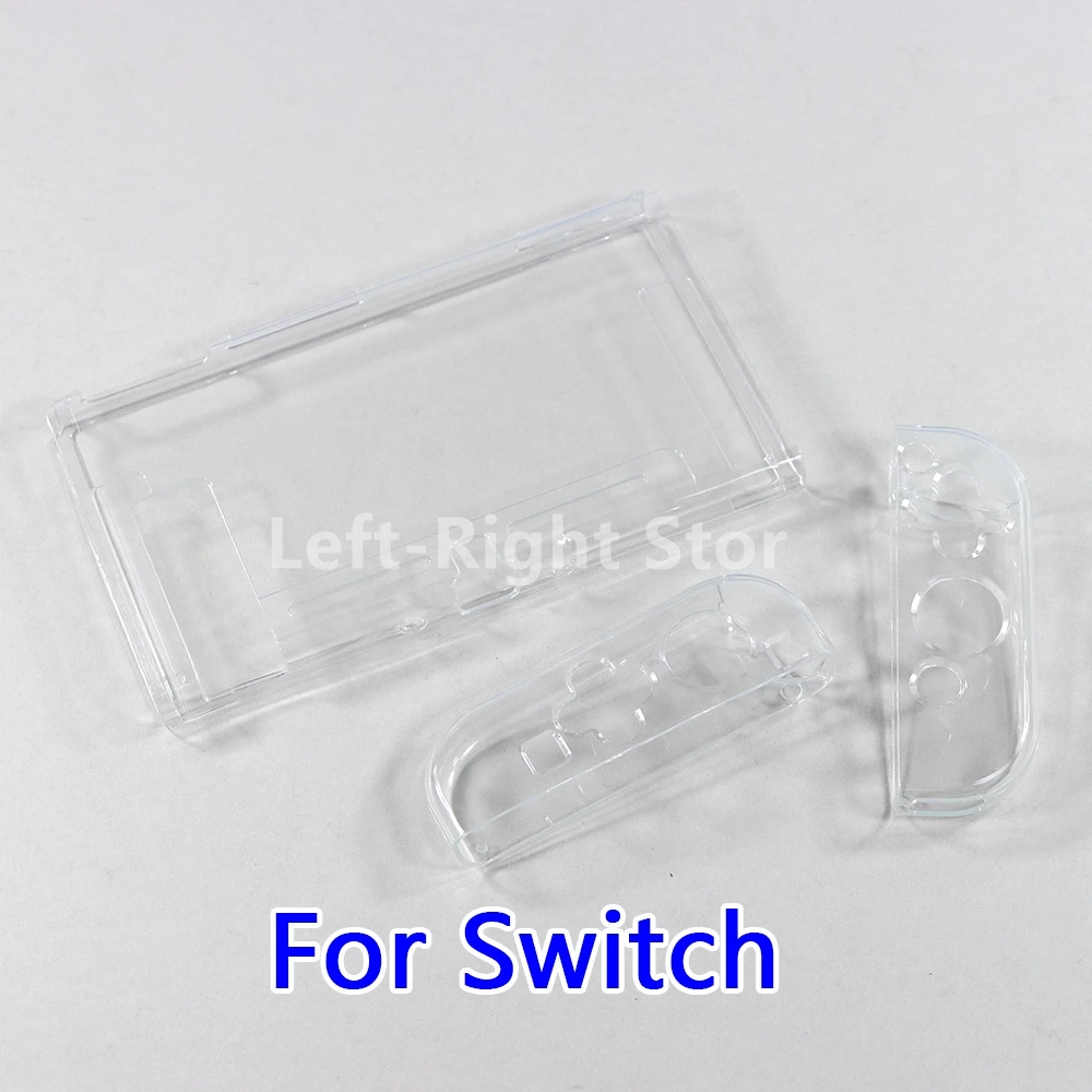 1 комплект аксессуаров для игровой консоли Nintendo Switch Oled, мягкий прозрачный защитный чехол из ТПУ, прозрачная защитная рамка