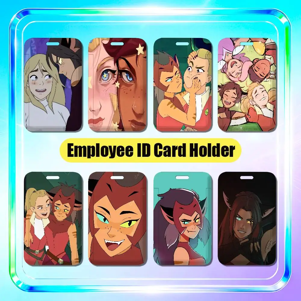 For Catradora Adora Catra Employee ID Card Holder Office Work Student Bank Credit Decoration Case Badge