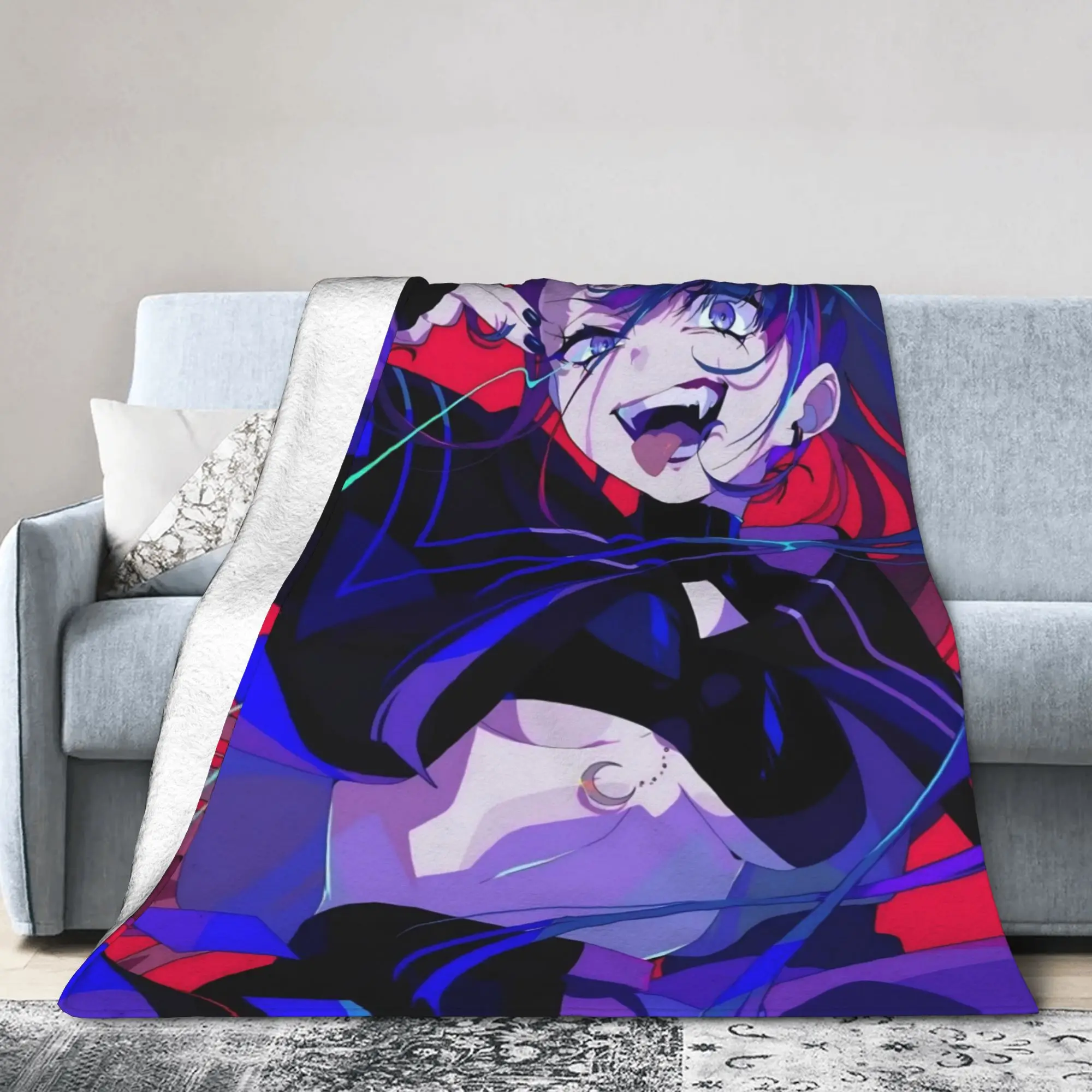 Jpop Singer Ado Blankets  Flannel Awesome Warm Throw Blanket for Bedding Lounge Decoration