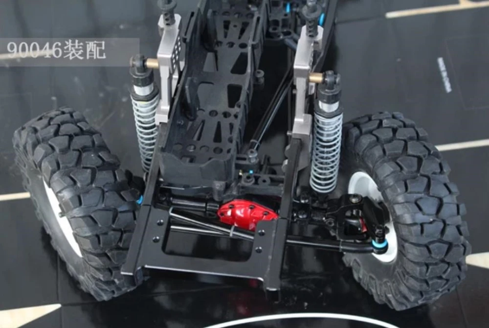 RCRUN M6S eje de marcha atrás Juegos de ejes de coche sobre orugas, 1/10 Chasis RC4WD TF2 SCX10 ii 90046. Traxxas trx4. Piezas de actualización de coche RC 1/10