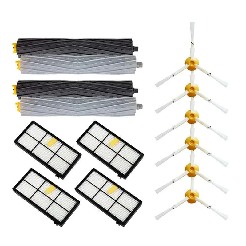 YCOC-アイロボット ルンバ パーツ キット シリーズ 800 860 865 866 870 871 880 885 886 890 900 960 966 980 メインサイドブラシ Hepa フィルター