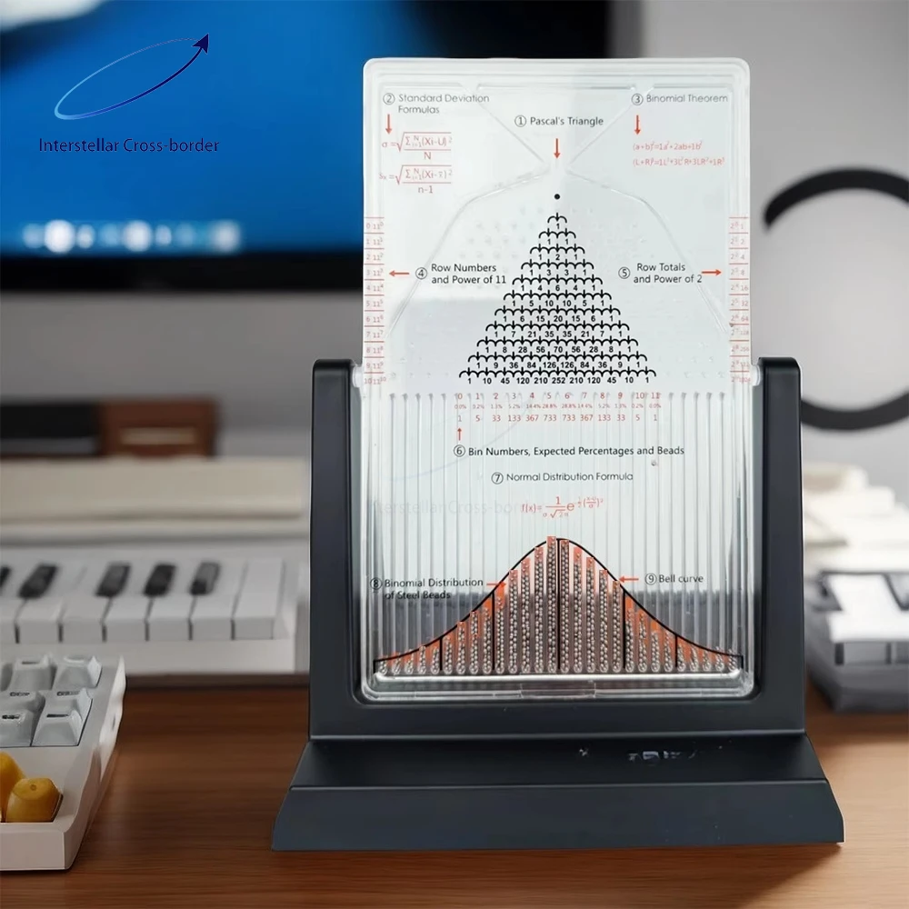 

Galton Board Normal Distribution ModelScientific Desktop Ornament Stress ReliefPredictive Gift Teaching Instrument ForClassroom
