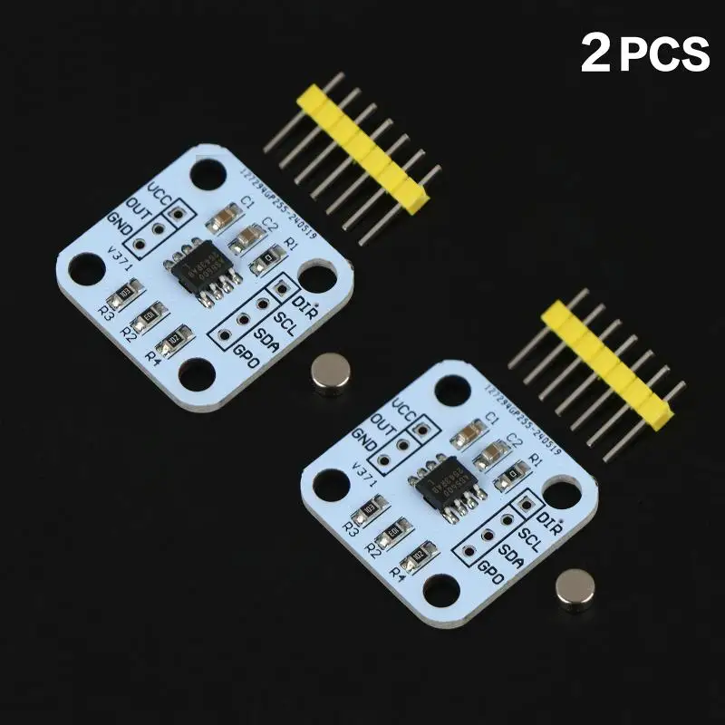 B*1/2/3Pcs AS5600 Magnetic Encoder 12bit High Precision Angle Measurement Sensor Module Magnetic Induction