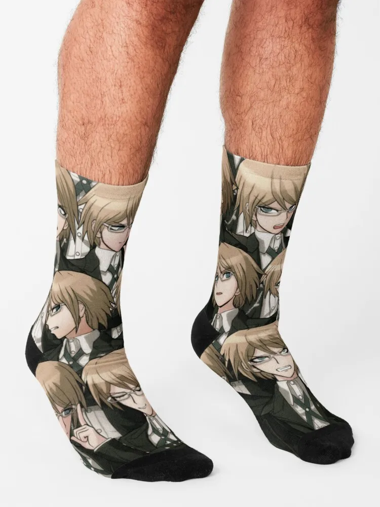 Byakuya Togami Socks Christmas golf halloween Antiskid soccer Socks Girl Men's