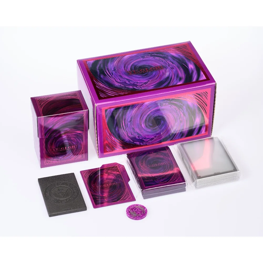 Yugioh Official Game Duel Monsters Prismatic Summon Fusion - Custodia, Bustine Protettive, Moneta e Sottobicchiere (Carte e Pacchetti di Carte Non Inclusi)