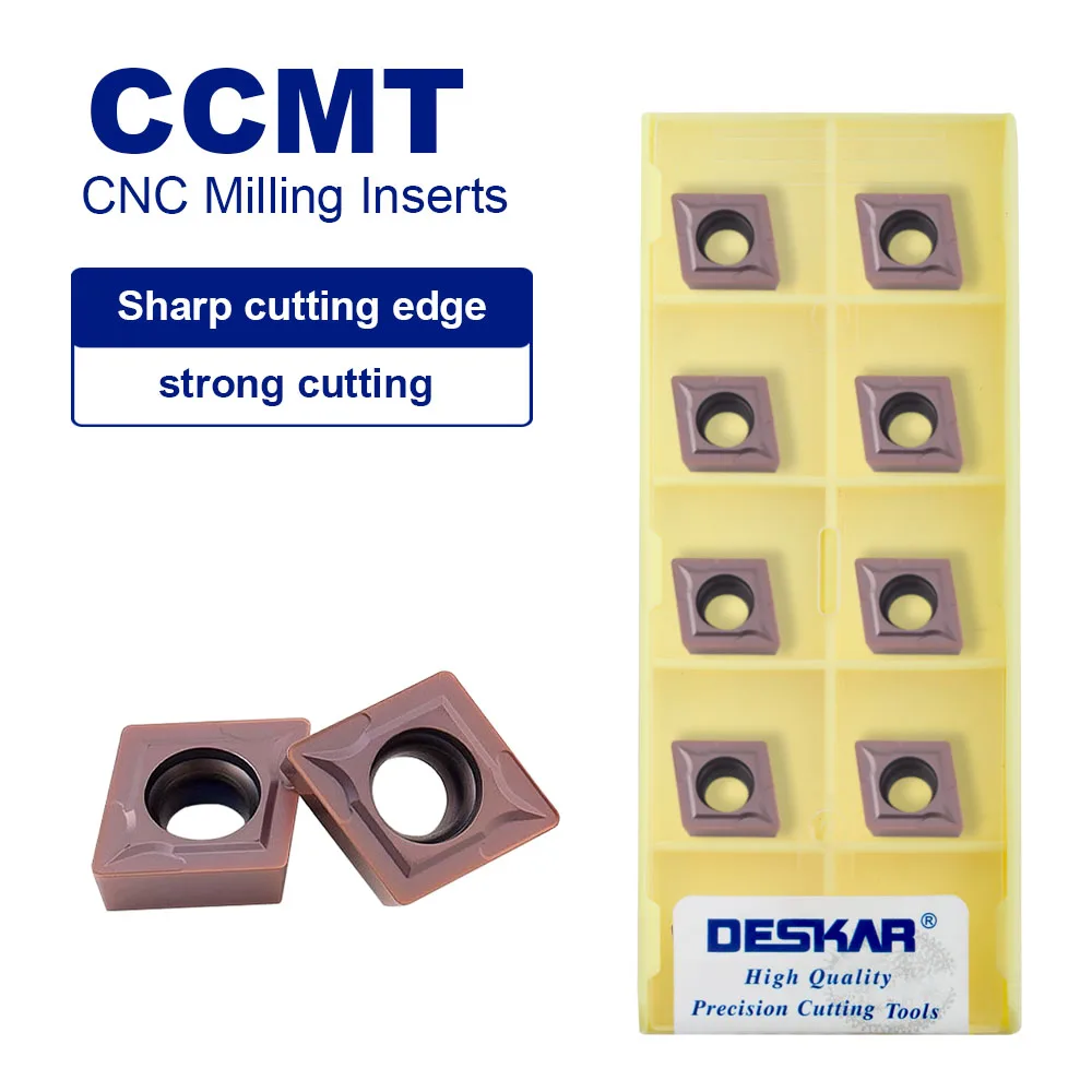 

10 pcs CCMT060204 CCMT060208 CCMT09T304 CCMT09T308 CCMT120404 CCMT120408 LF6018 Carbide Inserts For Machining Stainless Steel