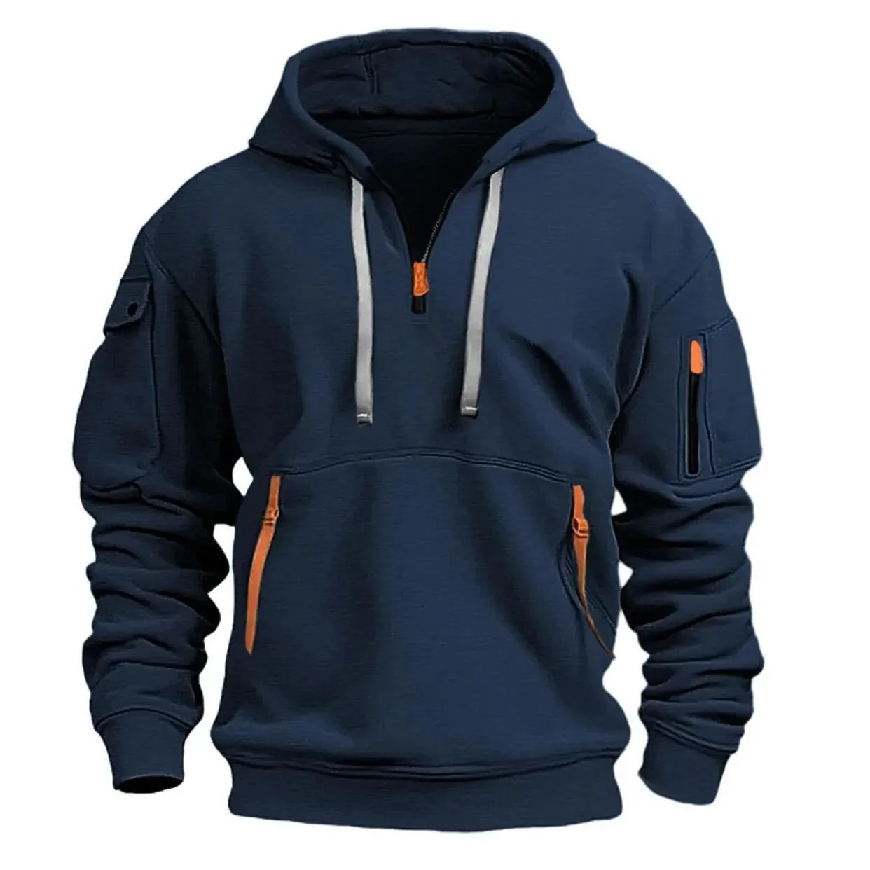 

oulder Drop Hooded Sweatirt Men's And Women's plus Size Casual Sportswear Set Autumn Season Seven-Quarter Sve