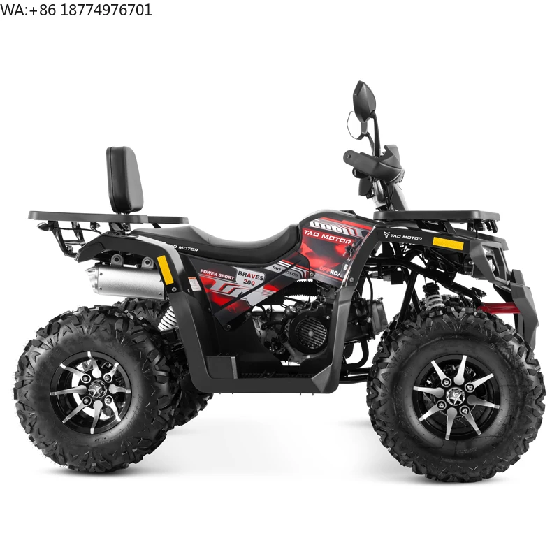 Tao Motor 2025 New Electric Start  Quadiciclos  Cuatrimoto Automatic Chain Drive Farm ATV Quad Bike ATV 200cc