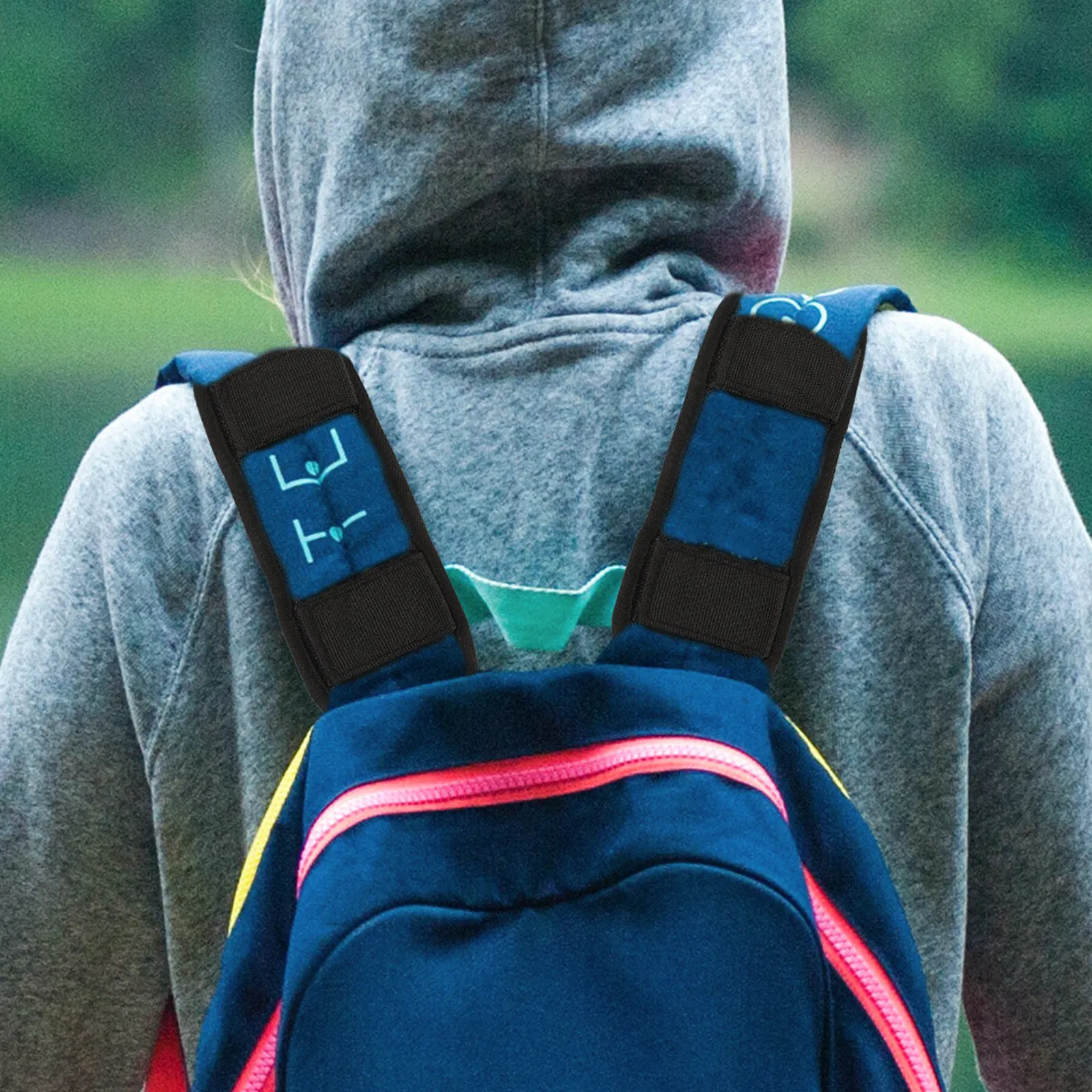 2Pcs Backpack Shoulder Pads Nylon Shoulder Strap Pads Thickened Comfortable Decompression Bag Straps Cushion for Laptop Camera