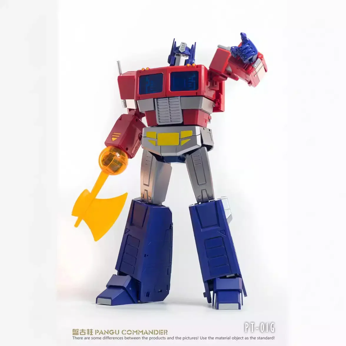 Transformed Toys PANGUTOYS PT-01G 45CM Big OP Commander Transformation Toy Robot Autobot G1 Model Collection Movable Dolls