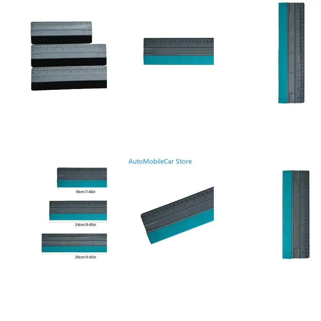 G8TE Easy Grip Felt Squeegee with Ruler for Vinyls Wrapping & Application
