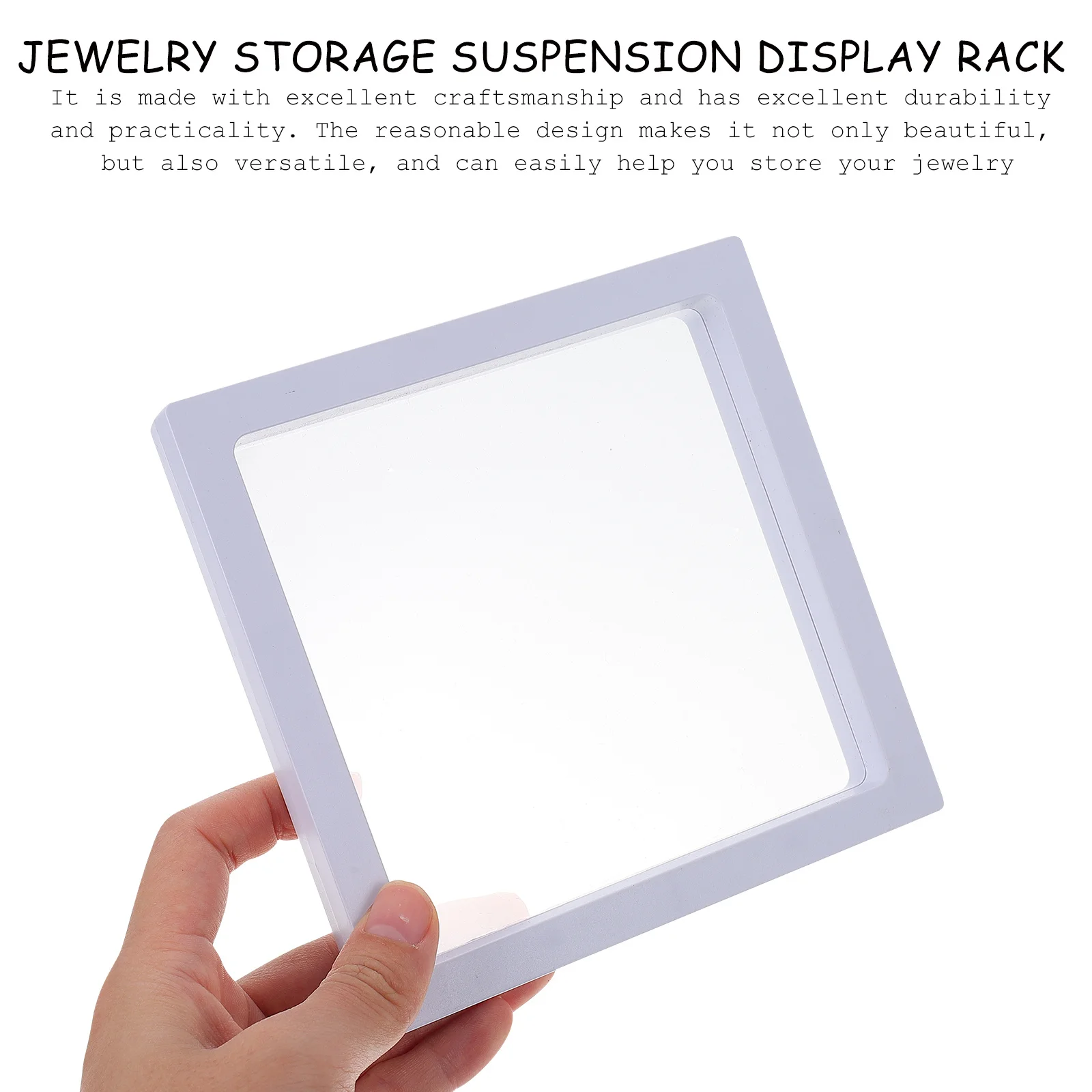 

Набор из 3 подставок для ювелирных изделий: органайзер для хранения серег, браслетов, колец, влагозащищенный, с прозрачной пленкой, дисплей-бокс, прозрачный держатель