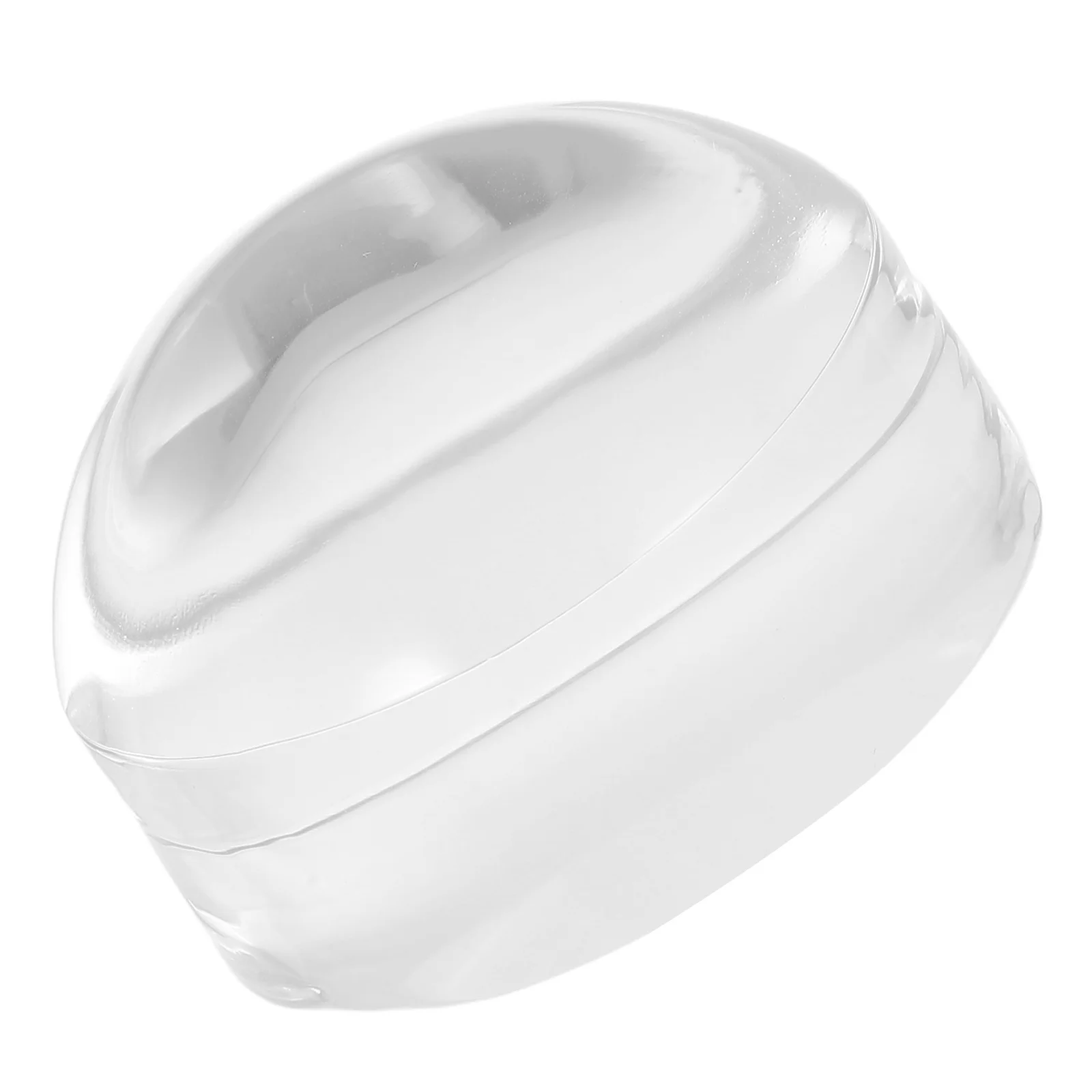 

65mm 10x Acrylic Dome Reading Magnifier Clear Lightweight Portable Paperweight for Books Maps Newspapers Seniors Students