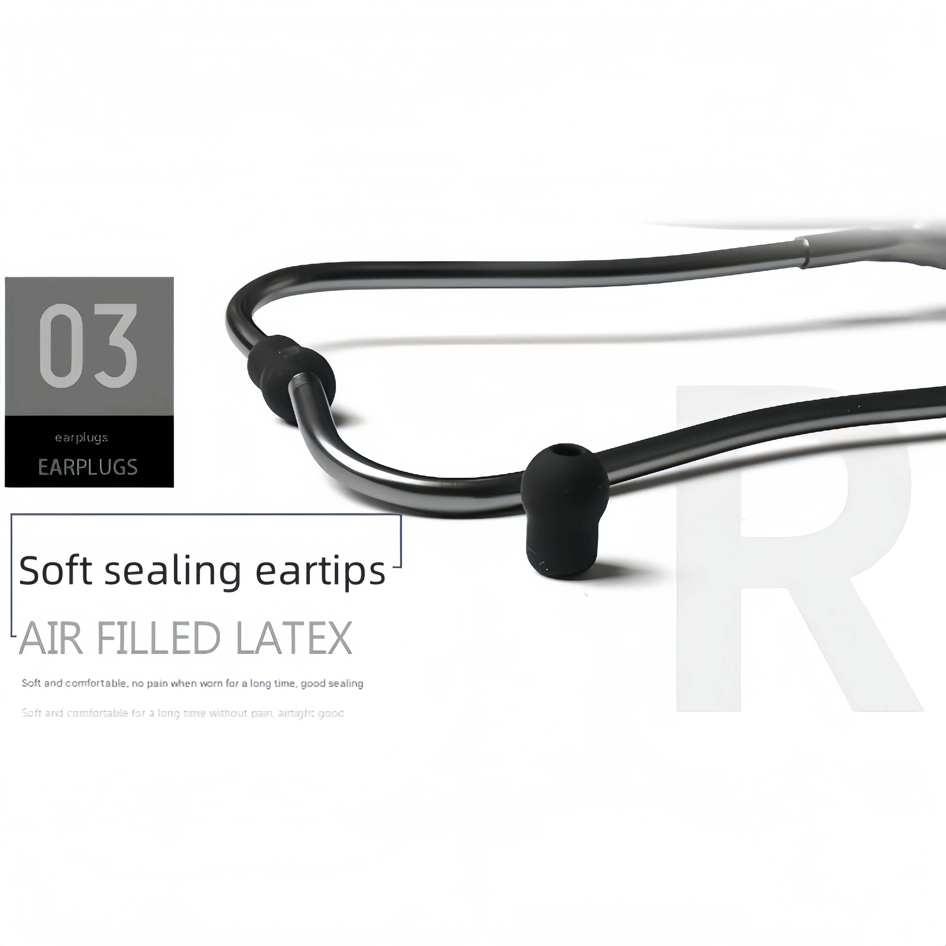Spirit 649 Dual Head Stethoscope for Nurses Soft Sealing Eartips for Doctors, Nurses, EMT Students, Adults,  Home Health Use - Image 5