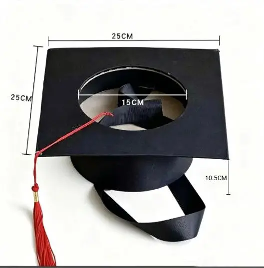 Graduation Bachelor's Hat Shaped for Sending Students Bouquet Gift Packaging Empty Boxs Children's Candy Gifts Decorative Box view 5