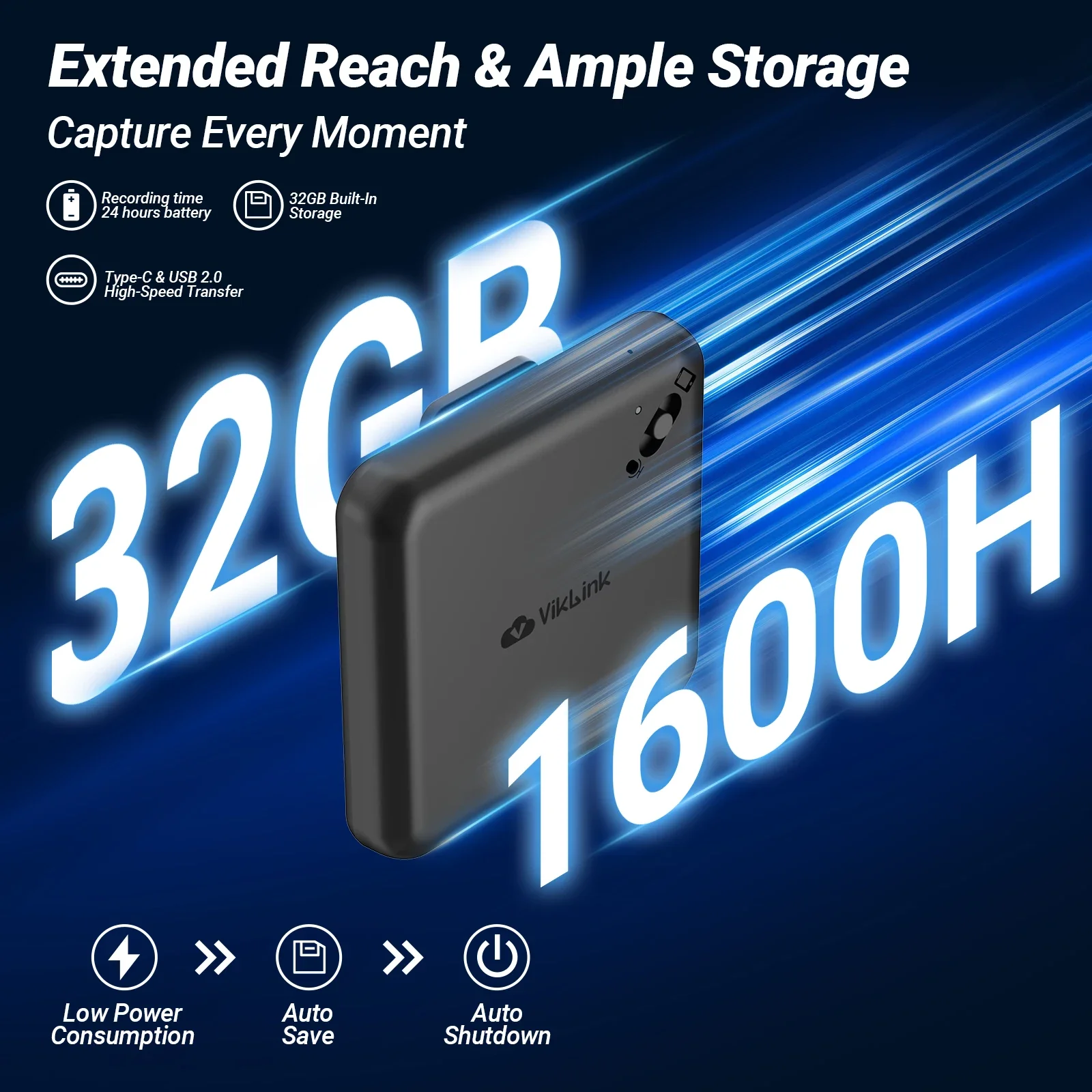 Smart Magnetic Recorder AI Noise Reduction Phone Call Recording Support Portable Dictaphone with Advanced Sound Enhancement