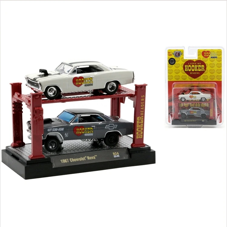 

M2 machines 1/64 1967 Nova 2 cars Die-cast alloy car model collection display child gift