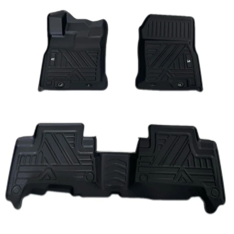 Durable all-weather car floor mats with non-slip backing for easy cleaning