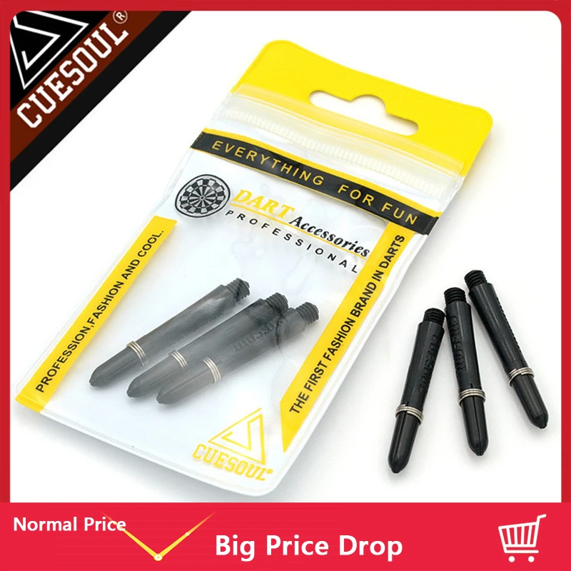 CUESOUL 35/41mm Darts Wellen Nylon 6 stücke 2BA Dart Welle Für Professional Darts Kunststoff Dart Wellen Zubehör rot