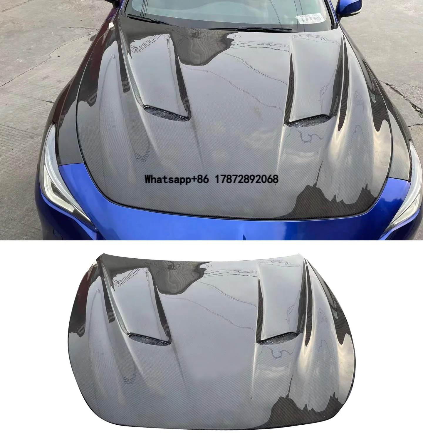 

Hot Sale Car Carbon Fiber Engine Hood for Q60 Perfect Fitment Bonnet