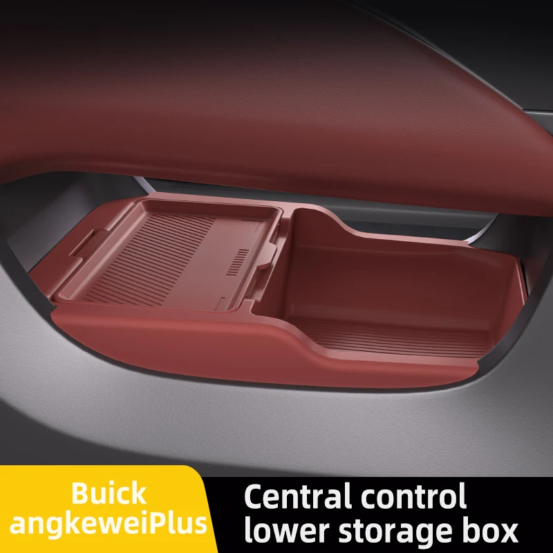 

For Buick Envision Plus‌ 2025 2026 Storage Box Center Armrest Hidden Box Cup Holder Organizer Interior Accessories