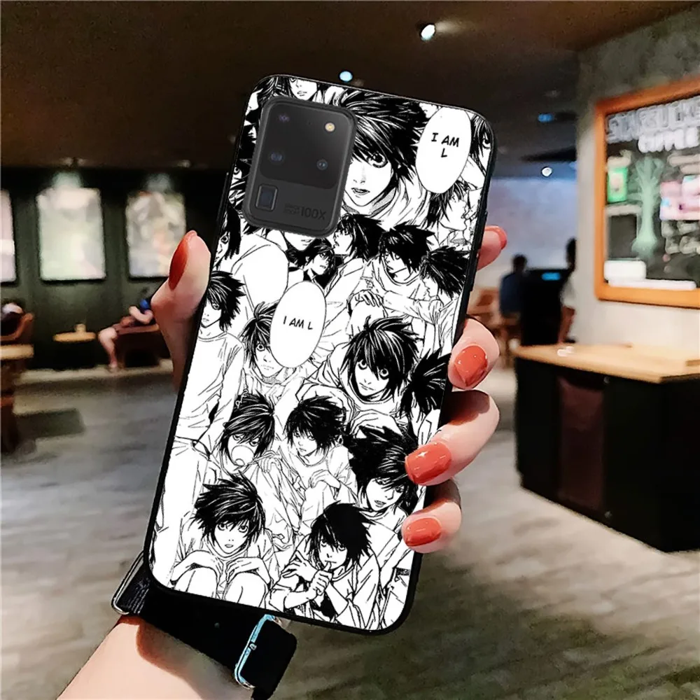 Death Note Yagami Light L Lawliet Phone Case For Samsung S 9 10 20 21 22 23 30 23plus Lite Ultra FE S10lite Fundas