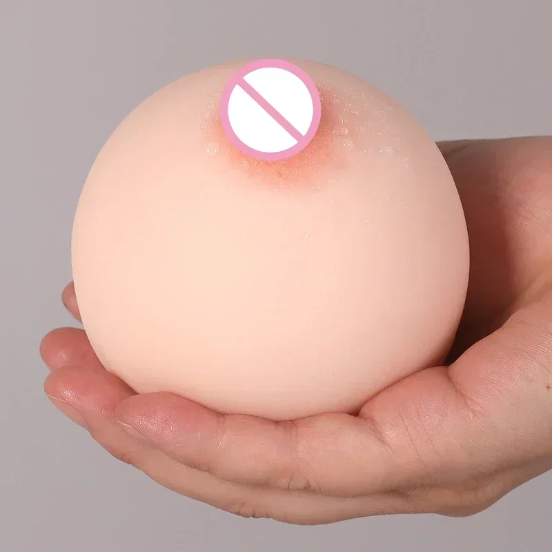 Silicone Artificial Breasts Men's Masturbation Sex Toys Realistic Soft Chest Vagina for Adult Man Sexy Boobs Adult Products 18+