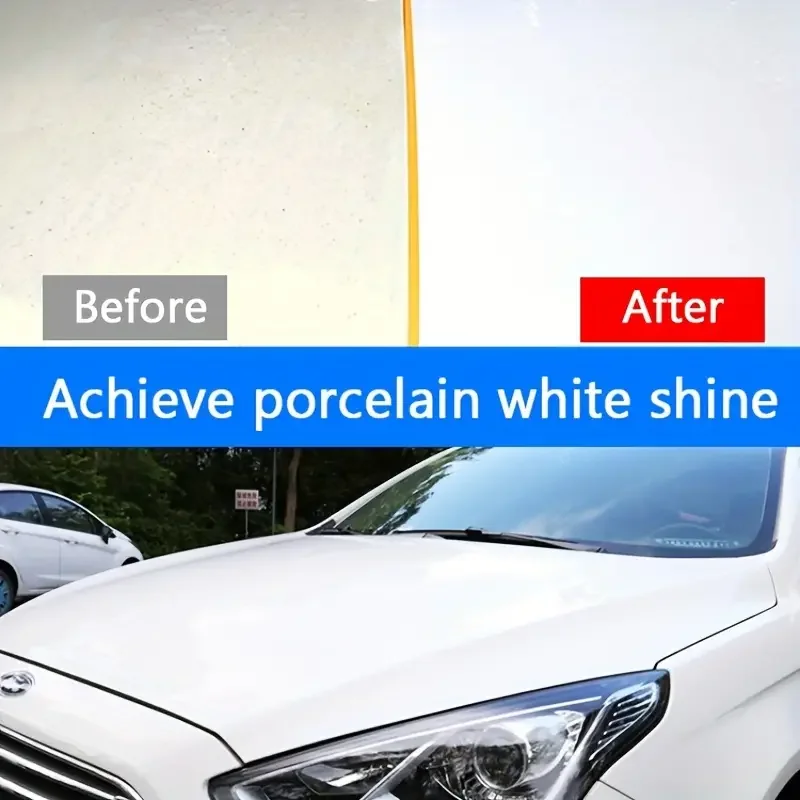 CHEINFOO White Car Wax Polishes Wax, Removes Dirt, Waterproofing, Maintaining Wax Paint Protection