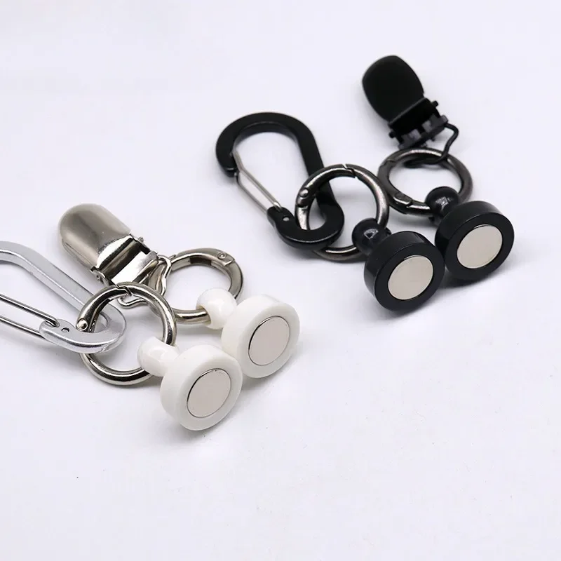 Magnetic Golf Hat & Glove Clip, Double-Sided Strong Magnet Towel Buckle, Multi-Use Fastener for Handbag, Key Chain & Hanging Sto - view 3