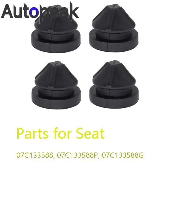4x For Seat Ibiza Leon Tarraco Toledo Ateca rubbber Bonnet Hood Air Intake Filter Grommet mount mounting bushing Buffer Cushions