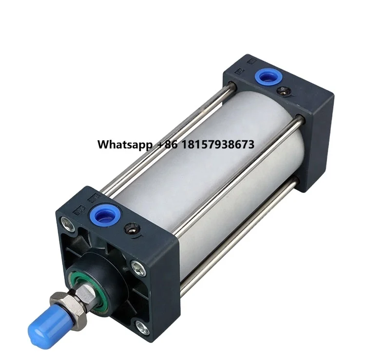 

Type 63mm Bore 250mm Stroke 3/8" Bsp Standard Pneumatic Air Cylinder SC 63x250 63-250 Adjustable Cylinders