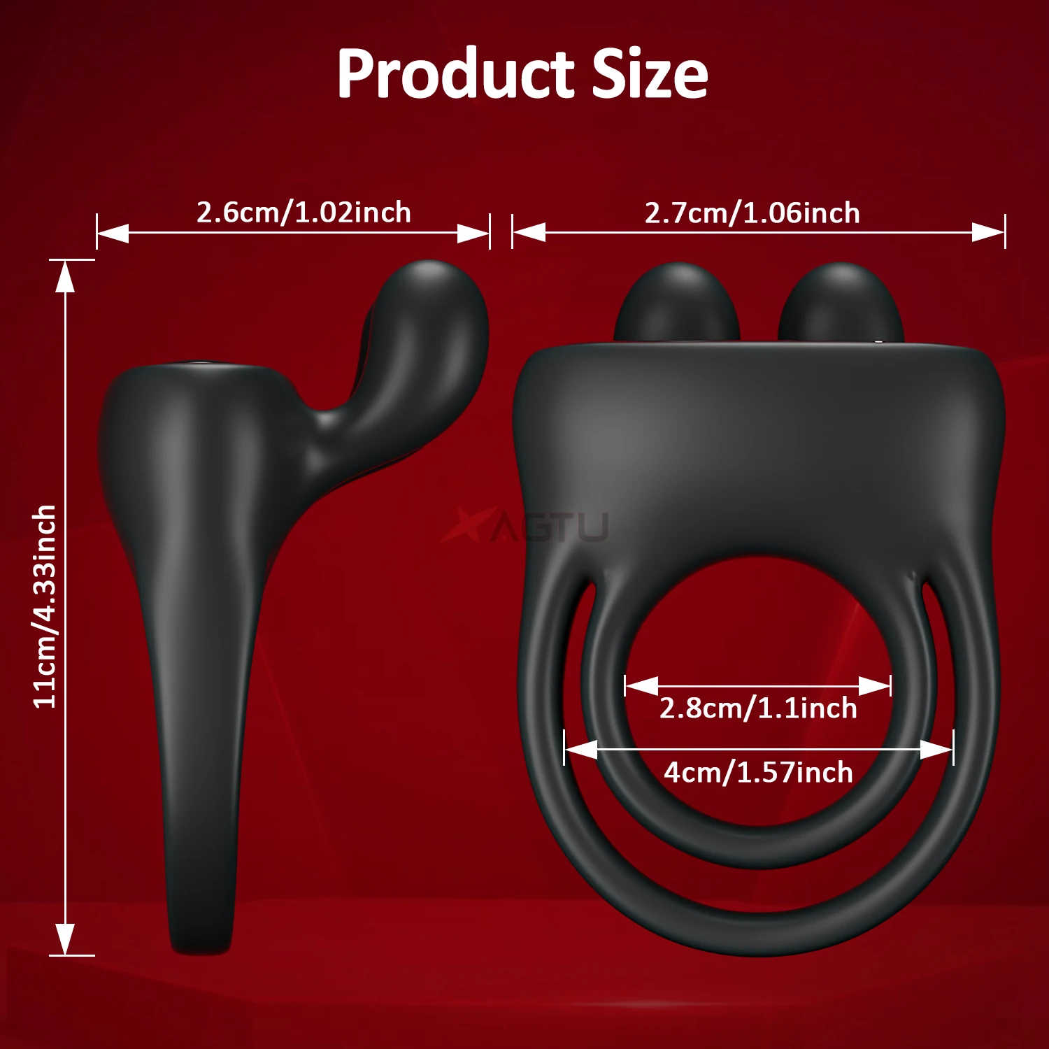 APP Vibrating Cock Ring Penis Ring Male Erection Enhancing Clit Vibrator for Women Clitoral Stimulator Adult Sex Toys for Men - view 5