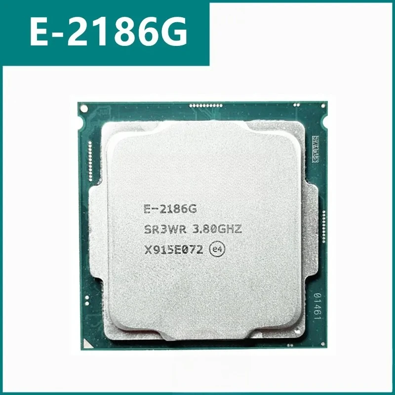 E-2186G SR3WR CPU E2186G 6- 12-Thread 3.80GHz 12MB 95W DDR4 LGA1151
