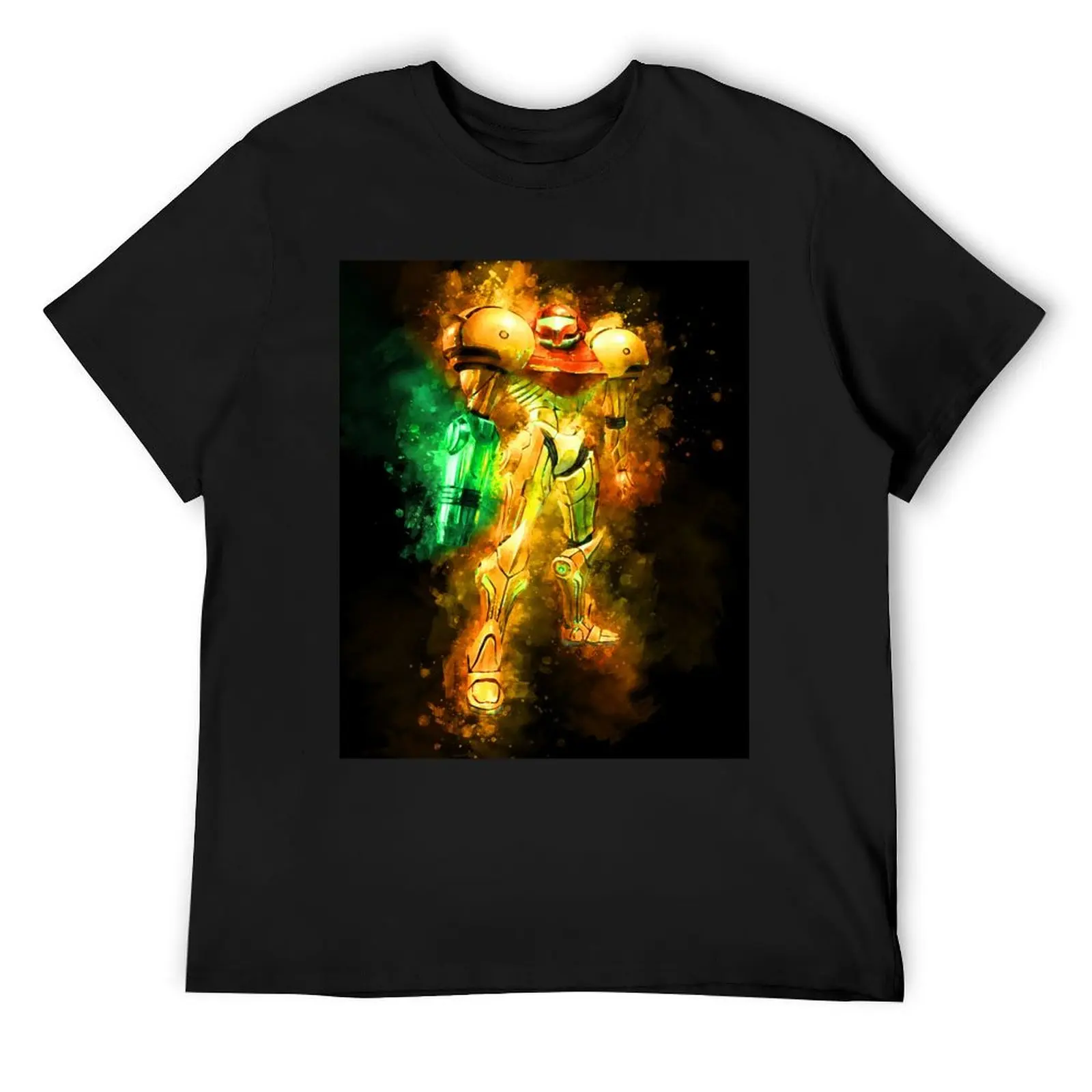 Metroid - Samus Aran - Prime Hunter T-Shirt sublime new edition vintage t shirts Short sleeve tee t shirt for men