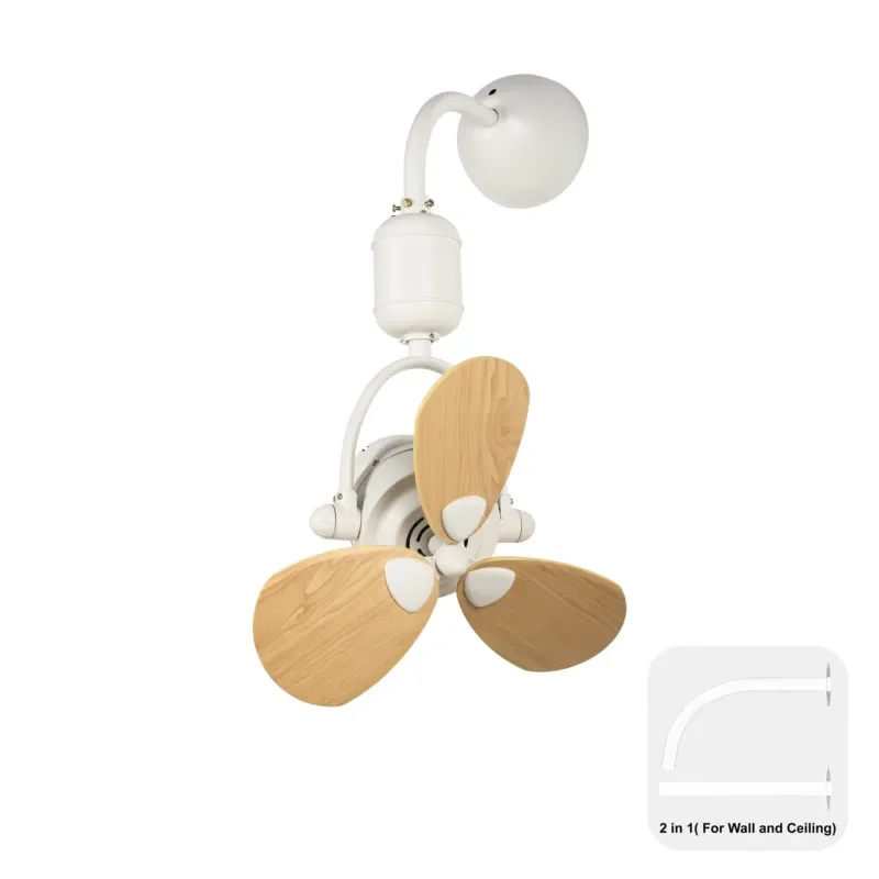 Corner Fan 16 Inch Remote Control Wall Mounted High Speed Ceiling Fan