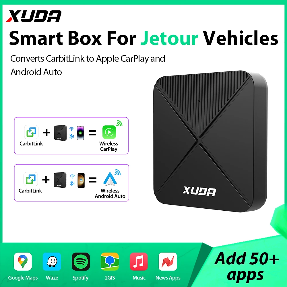 For Jetour X70 X90 X95 Dashing Smart Box Multimedia Support Google Waze Maps Spotify Music Based on CarbitLink & EasyConnection