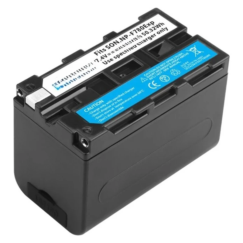 7.4V 5200mAh Persistent Standby NP-F770 NP-F750 NP F750 NPF770 Battery for Sony NP F970 F960 F550 F570 QM91D CCD-RV100