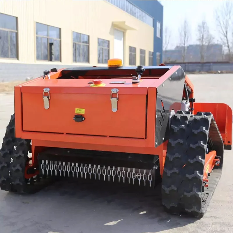 CE Approved Self Propelled Lawn Mower Robot Smart Remote Control Tractor with Snow Plow Borderless Auto Mowing Long - view 5