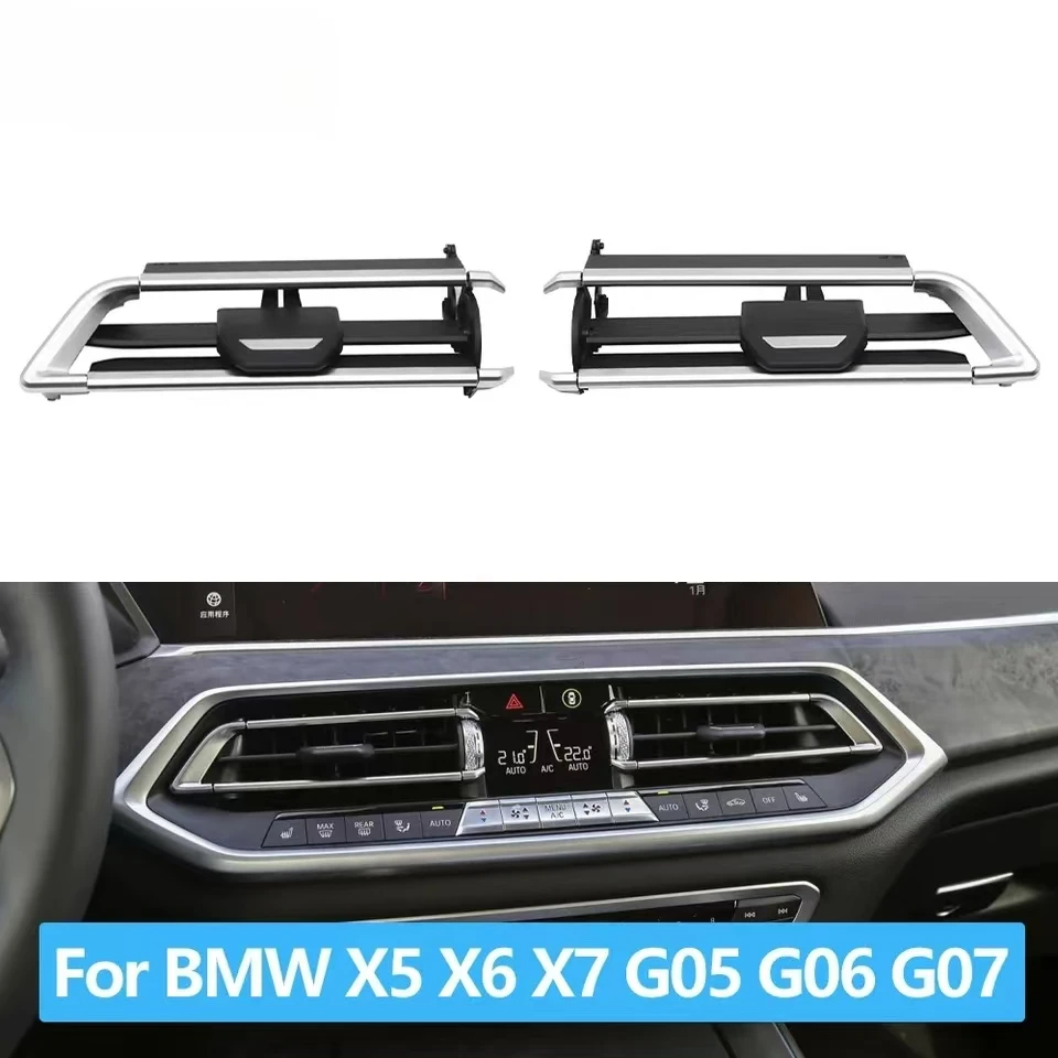 Car Front Left Right Middle AC Vent Grille Air Conditioner Blade Slider Clip Repair Kit For BMW X5 G05 X6 G06 X7 G07 64119458543