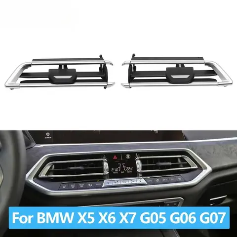 자동차 전면 왼쪽 오른쪽 중간 AC 벤트 그릴 에어컨 블레이드 슬라이더 클립 수리 키트, BMW X5 G05 X6 G06 X7 G07 64119458543