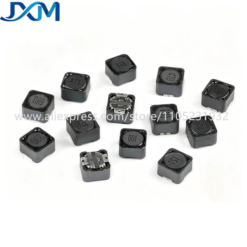 10pcs/lot CDRH127 12*12*7 SMD Power inductor 1 1.5 2.2 3.3UH 4.7 6.8uH 10 15 22 33 47UH 68UH 100 150 220 330 470 680uH 1MH CD127