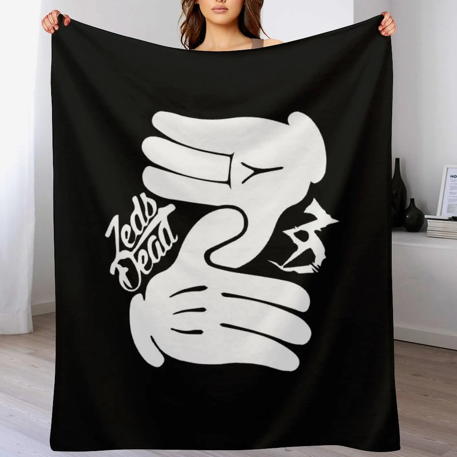 

zeds dead Throw Blanket Soft Warm Blanket Gift for Men Women Adults