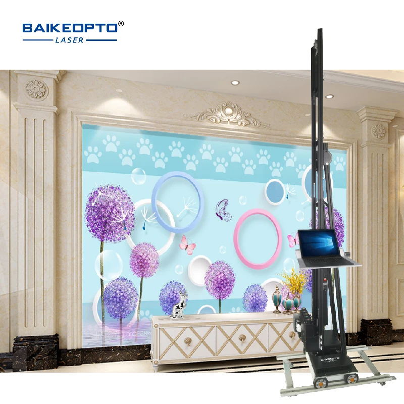 3D 수직 벽화 프린팅 벽화 수직 Zeescape 벽 프린터 기계 3D 벽 잉크젯 벽 프린터 5D