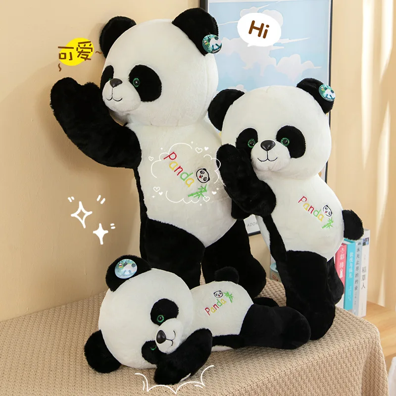 45/55/70cm Big Szie Cute Big Giant Panda Bear Plush Stuffed Animal Doll Animals Toy Pillow Cartoon Kawaii Dolls Girls Lover Gift