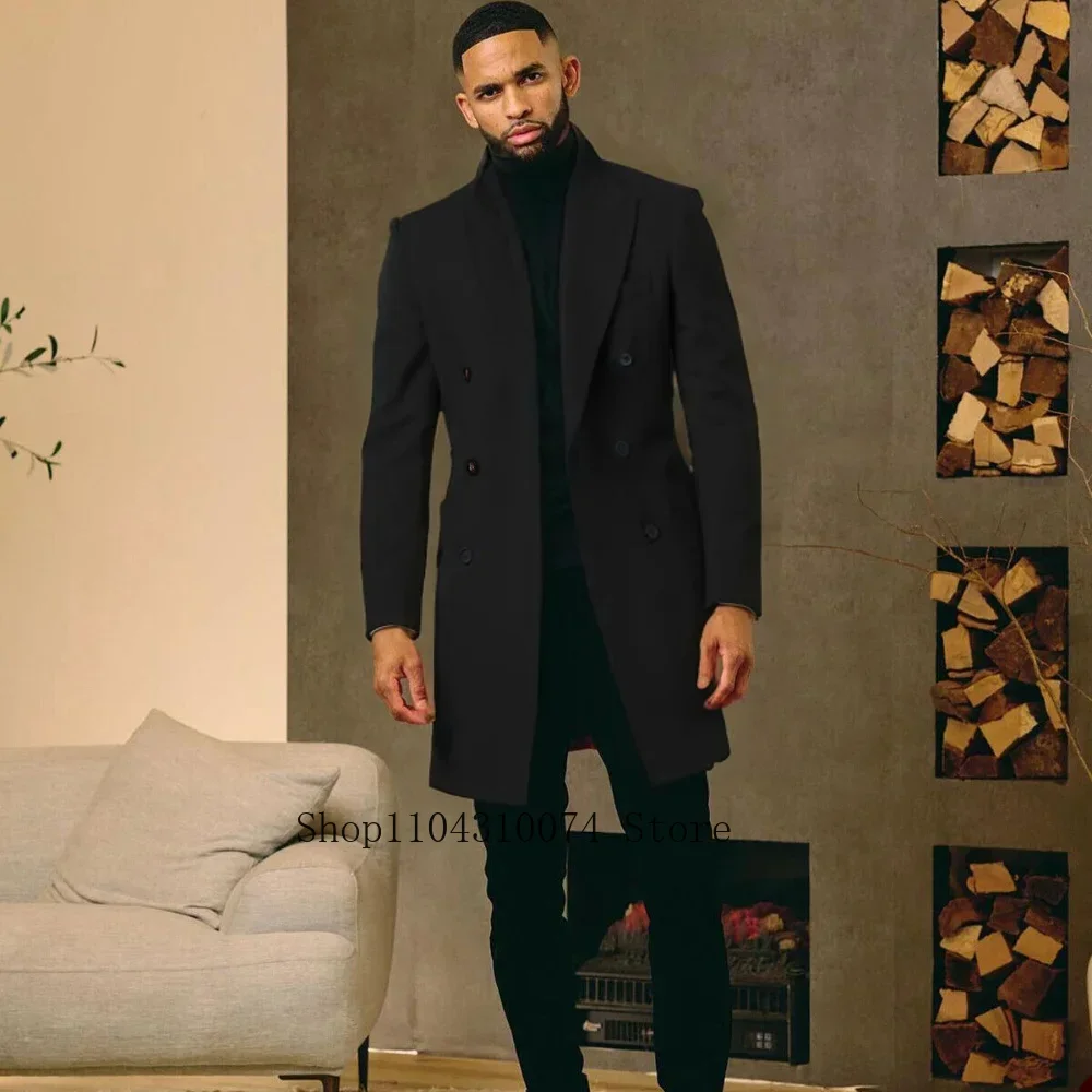 

Мужские приталенные пальто, однобортные, расширенная настройка, подходят для всех видов деловых мероприятий и повседневной жизни.