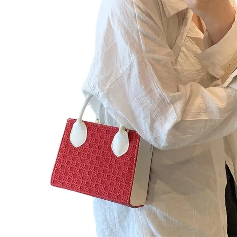

Rhombus Shoulder Bag Stylish and Convenient PU Crossbody Handbag for Women Girls 20CA