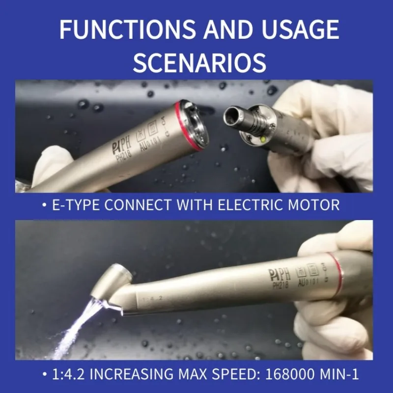 Dental turbine handpieces & electric extraction handpieces & optical contra-angle handpieces