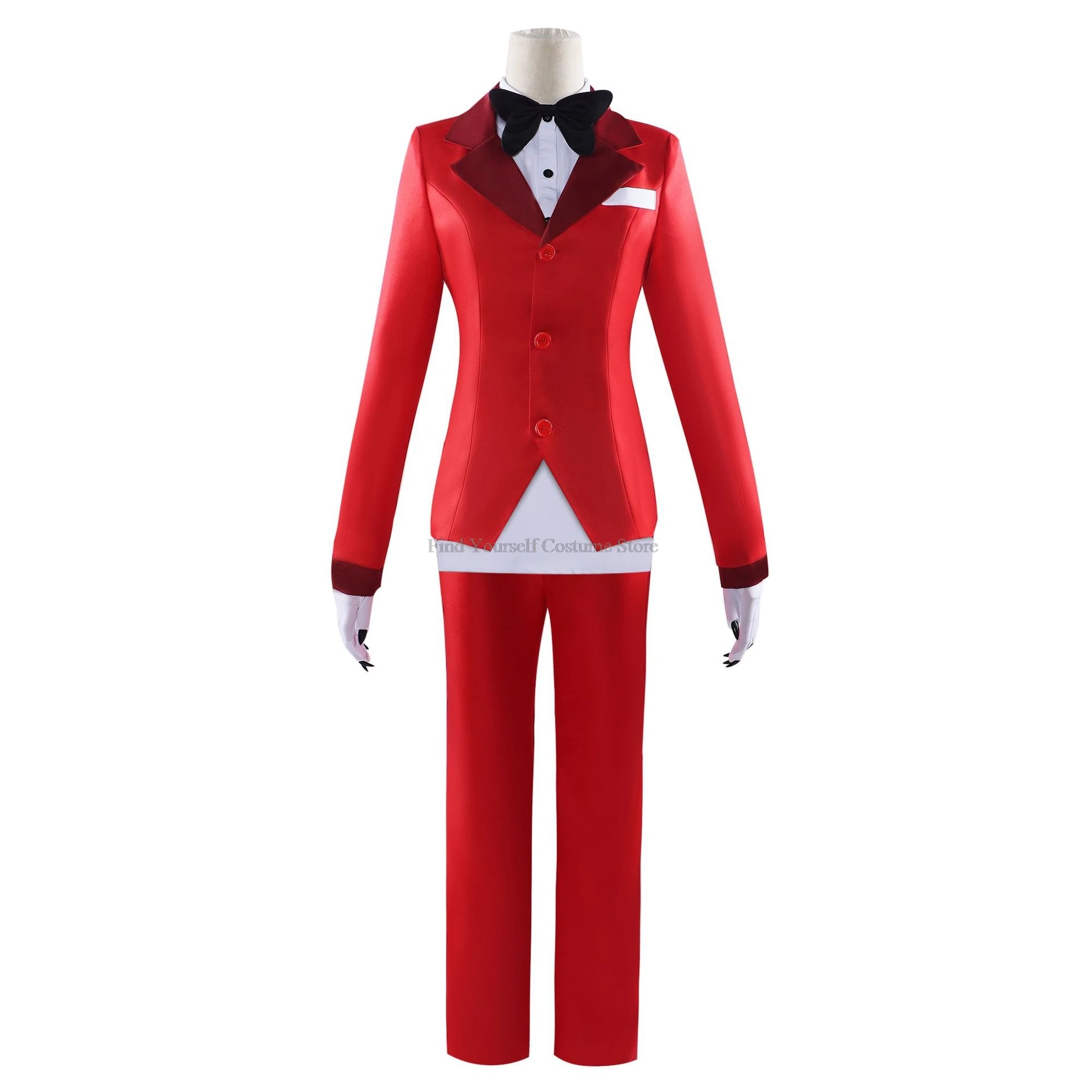 Charlie Morningstar Cosplay Hazzbin Cos Hotel Fantasia Costume Disguise Adult Women Top Pants Outfits Halloween Carnival Suit